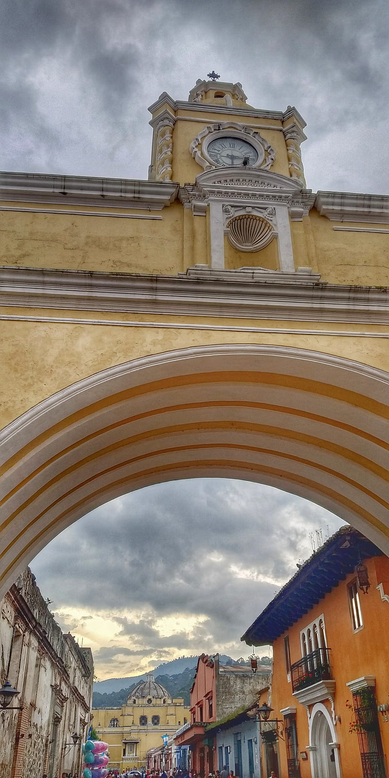 Arco de correos, antigua guatemala, arquitectura, HD phone wallpaper