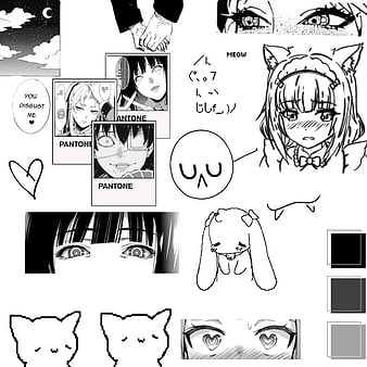 Manga Aesthetic Black White Anime Cool Hd Mobile Wallpaper Peakpx