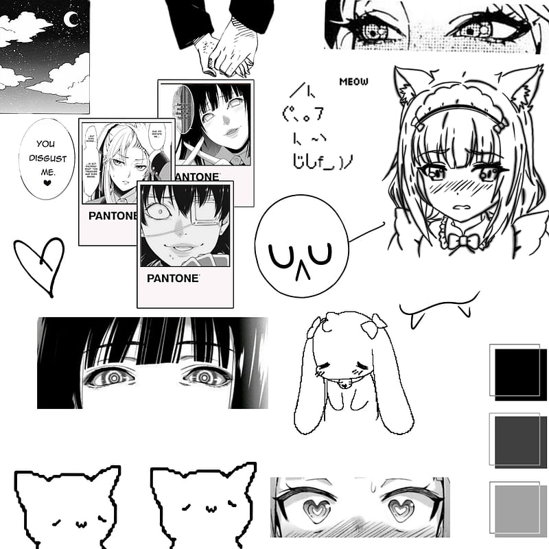 Manga Aesthetic, black, white, anime, cool, HD phone wallpaper | Peakpx