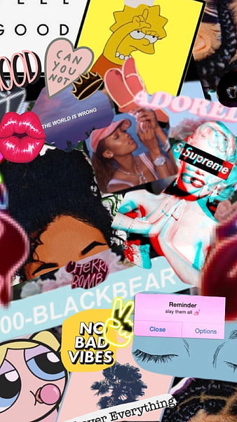 Download Baddie Aesthetic Black Power Puff Girl Wallpaper