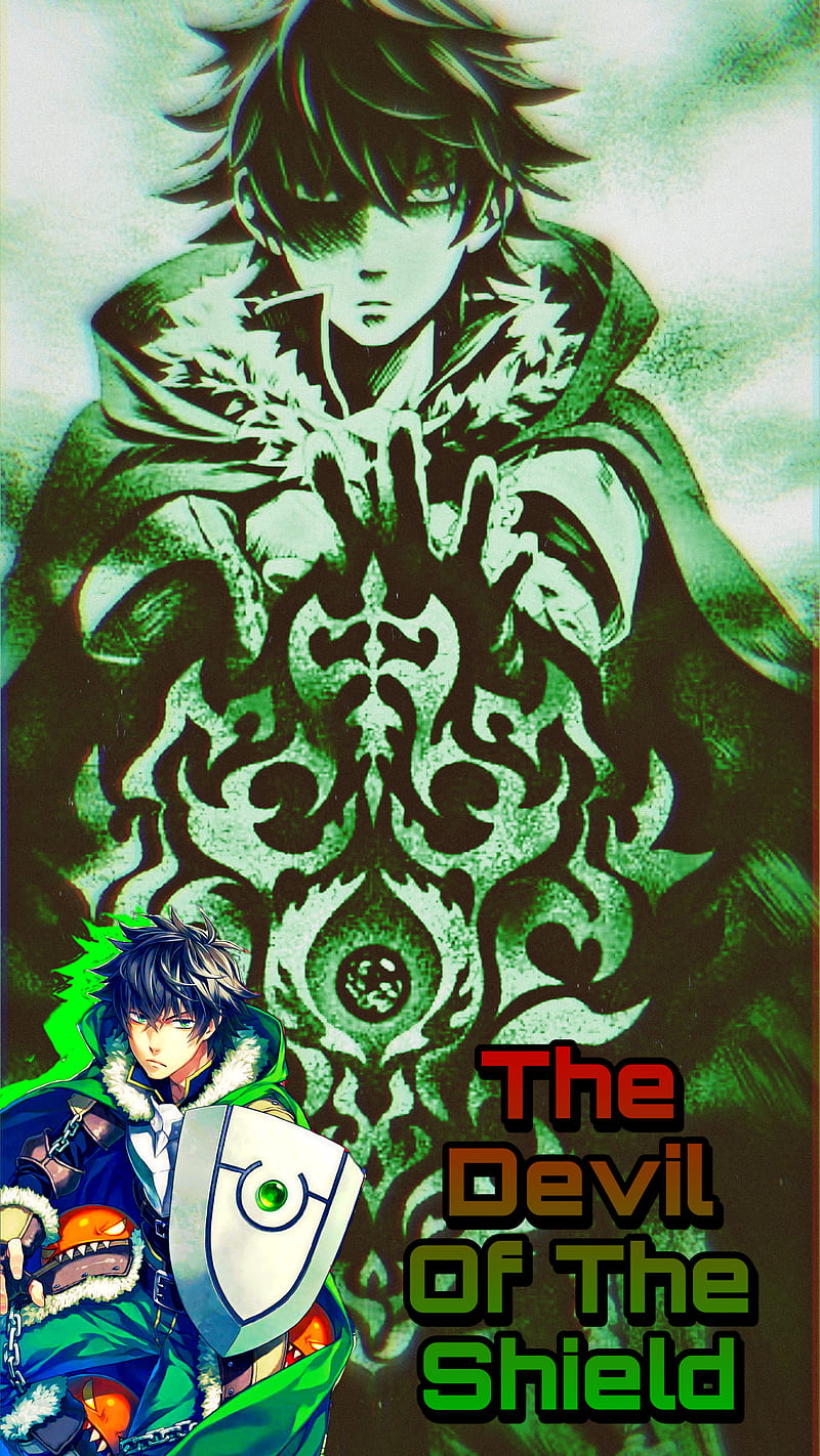 Shield Hero, devil of the shield, naofumi, naofumi iwatani, rage shield, rising of the shield hero, HD phone wallpaper