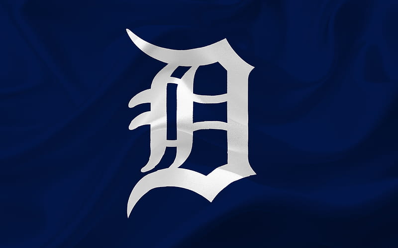 Detroit Tigers, MLB, Baseball, emblem, logo, USA, Major League Baseball, Detroit, HD wallpaper