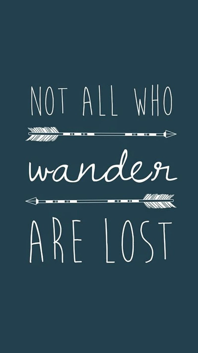 Saying, are lost, not all, who, HD phone wallpaper | Peakpx