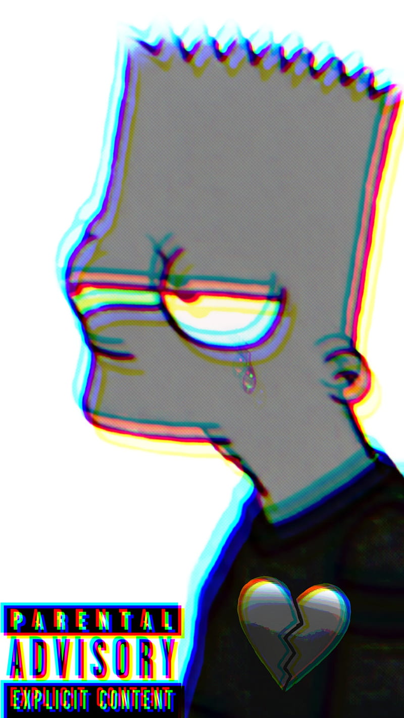 Bart sad, bart, sad, HD phone wallpaper