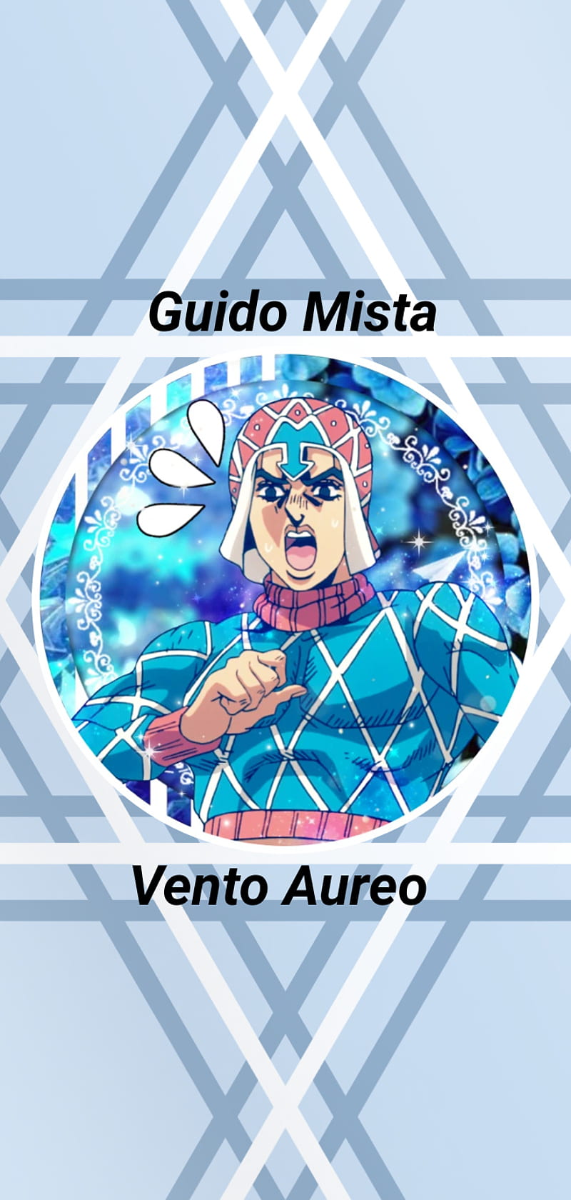 Guido Mista, adventure, anime, bizarre, golden wind, jjba, vento aureo, vento doro, HD phone wallpaper