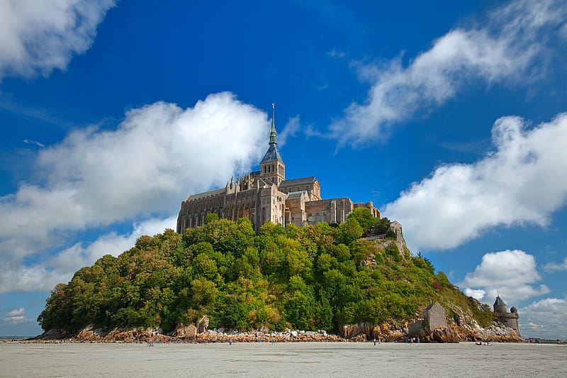Mont Saint Michel, Religious, HD wallpaper
