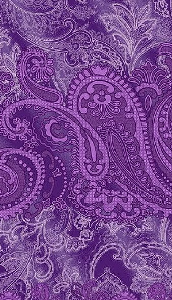 purple paisley desktop wallpaper