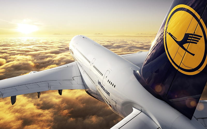 Lufthansa Airlines-Aircraft transport, HD wallpaper