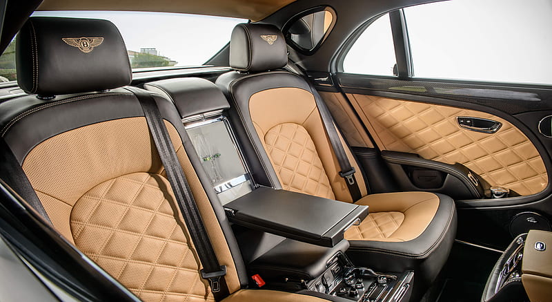 2015 Bentley Mulsanne Speed - Interior Rear Seats , car, HD wallpaper