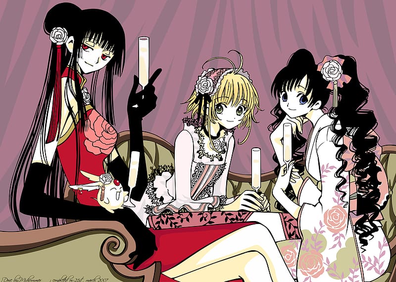 Anime, Crossover, Tsubasa: Reservoir Chronicle, Xxxholic, HD wallpaper