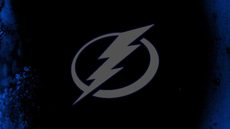 Logo Of Tampa Bay Lightning With Black Background Tampa Bay Lightning, HD wallpaper