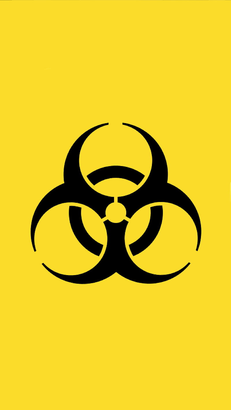 Radiation, logo, radiactivo, HD phone wallpaper