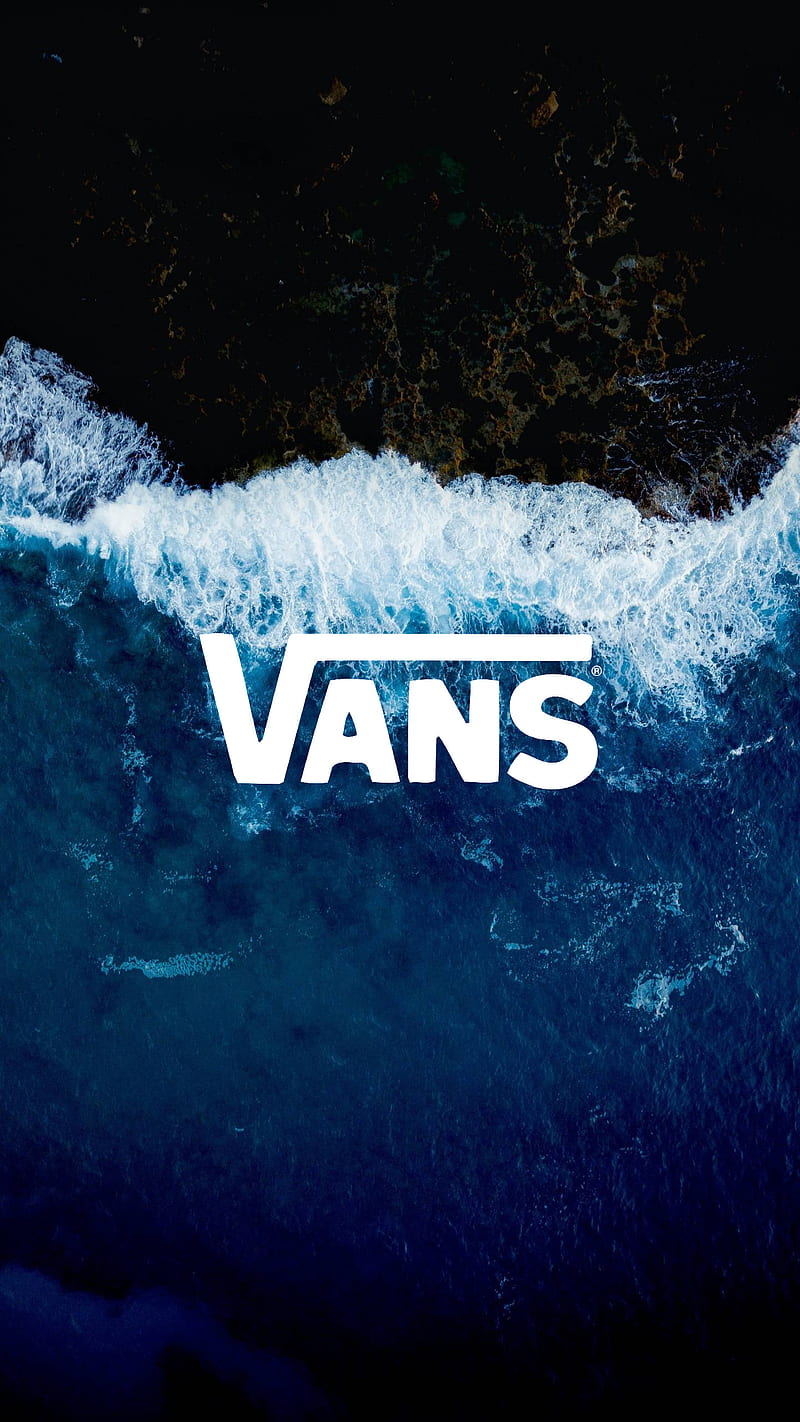 Vans Wave Blue Brands Logos Minimal Ocean Water Hd Phone Wallpaper Peakpx