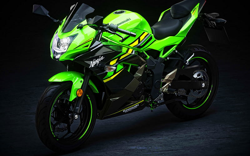 Kawasaki Ninja 125 superbikes, 2020 bikes, EU-spec, 2020 Kawasaki Ninja 125, japanese motorcycles, Kawasaki, HD wallpaper