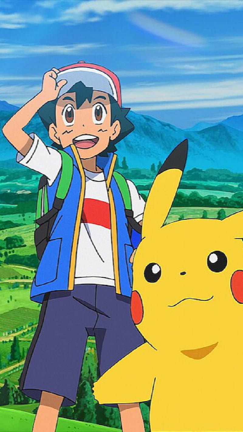 pikachu and ash wallpaper