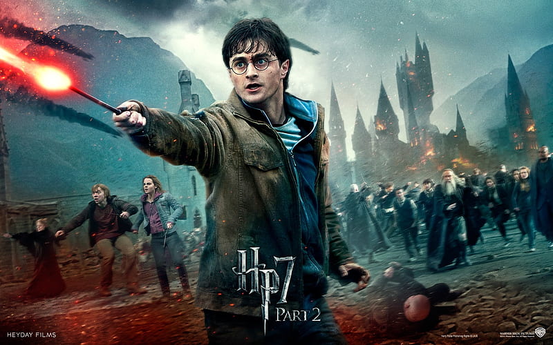 Harry Potter 7 - Magic battle, HD wallpaper