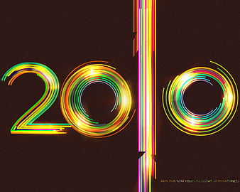 New Year 2010 GIMP Wallpaper  Phoxis