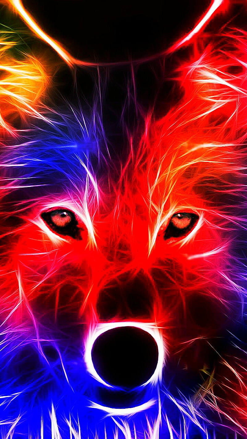 Neon Wolf Wallpaper  Apps on Google Play