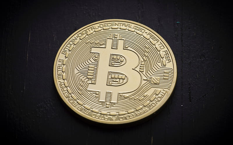 bitcoin, crypto currency, gold coin, bitcoin symbol, symbol, HD wallpaper