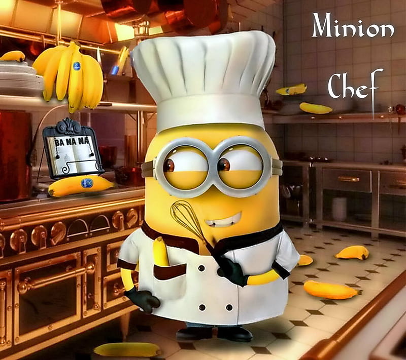 Chef Minion, cook, cute, funny, HD wallpaper | Peakpx