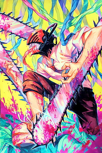Anime Chainsaw Man HD Wallpaper by 东山