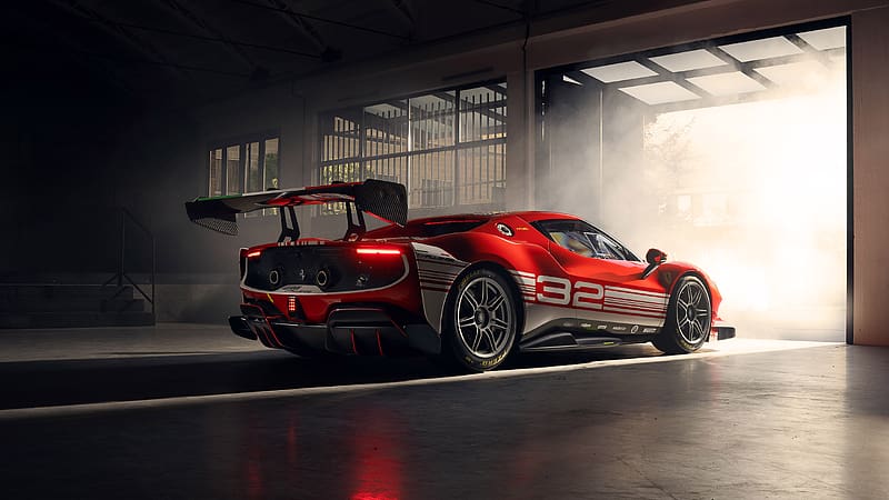 2024 Ferrari 296 Challenge, Coupe, GT Racing, Race Car, Turbo, V6, HD wallpaper