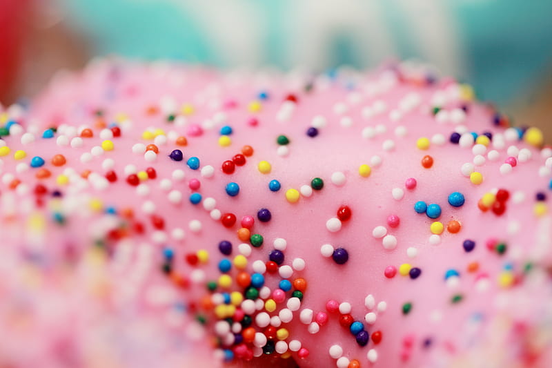 sprinkles on top of pastry, HD wallpaper