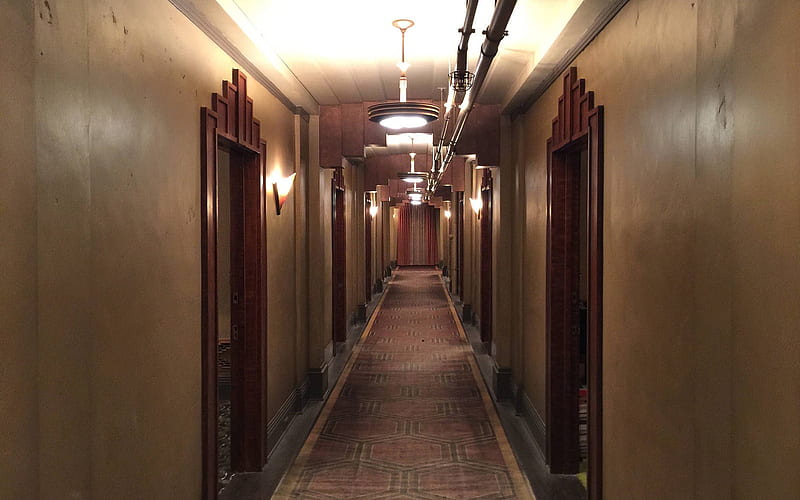AHS:Hotel, creepy, hotel, AHS, rooms, tv show, hallway, haunted, HD wallpaper
