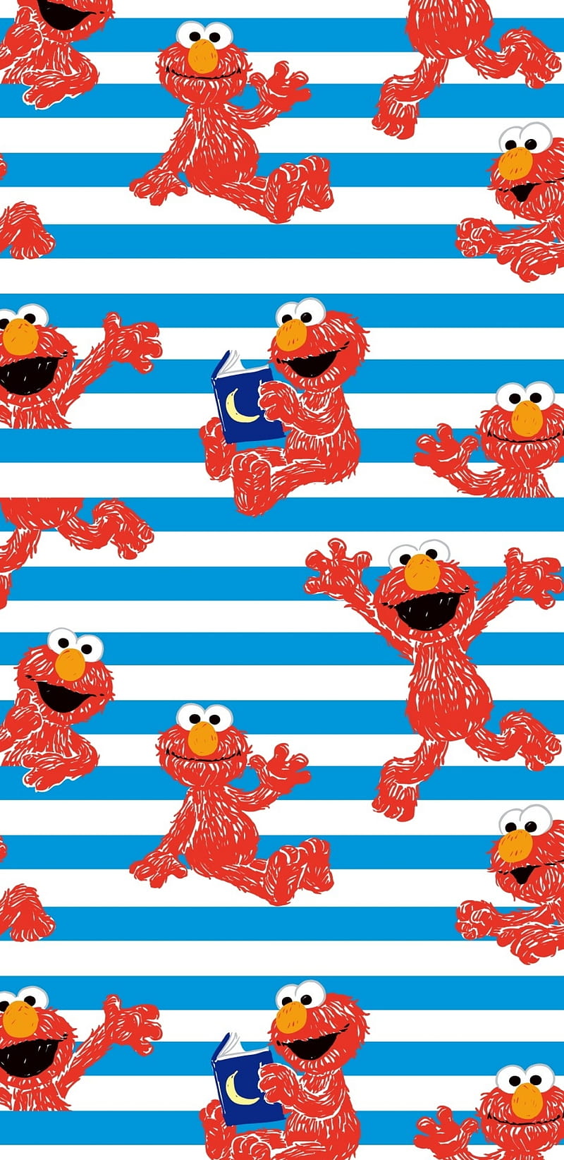 Elmo, cute red, kids, sesame street, HD phone wallpaper