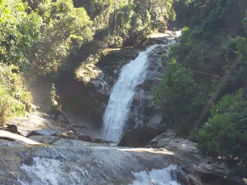 Saint Peter Waterfall, Brazil, waterfall, saint peter, brazil, brazil, HD wallpaper
