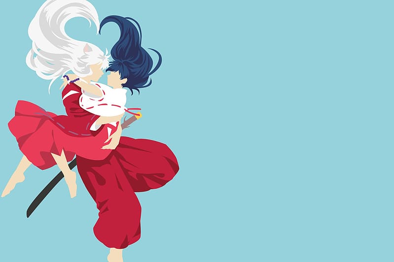 Anime, Inuyasha, Inuyasha (Character), Kagome Higurashi, HD wallpaper