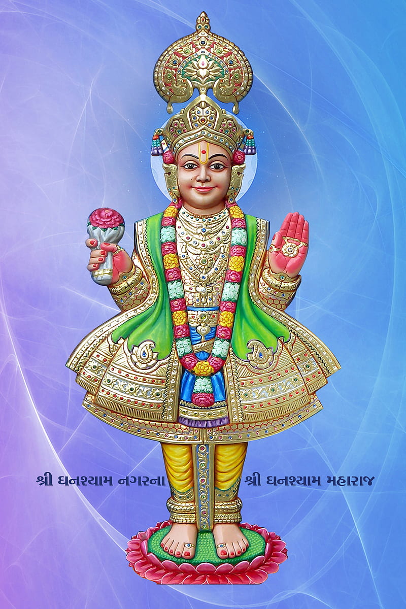 Ghanshyam Maharaj, god, lord, swaminarayan, HD phone wallpaper | Peakpx