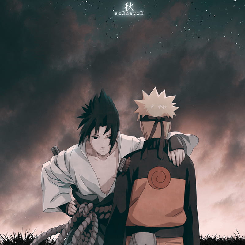 NARUTO AND SASUKE, aesthetic, anime, animeislife, boruto, fairytail, hinata, sakura, sds, tokyo, HD phone wallpaper