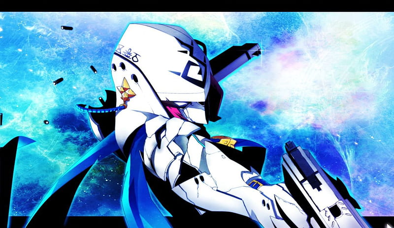 Deadly Chaser, Shooting, Graphic, Chung, White, Elsword, Amazing, Blue, HD wallpaper