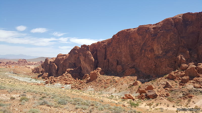 Valley of Fire State Park, Mountains, Park, Nevada, canyon, clouds, sky, Valley, Fire, HD wallpaper