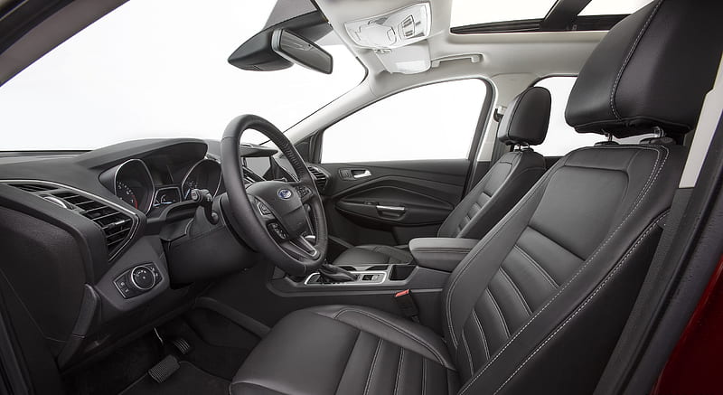 2017 Ford Escape Titanium EcoBoost 4WD - Interior, Front Seats , car, HD wallpaper