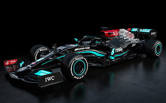 Mercedes-AMG F1 W12 E Performance, 2021 exterior, front view, F1 2021 race cars, new W12 F1, Formula 1, Mercedes-AMG Petronas F1 Team, HD wallpaper