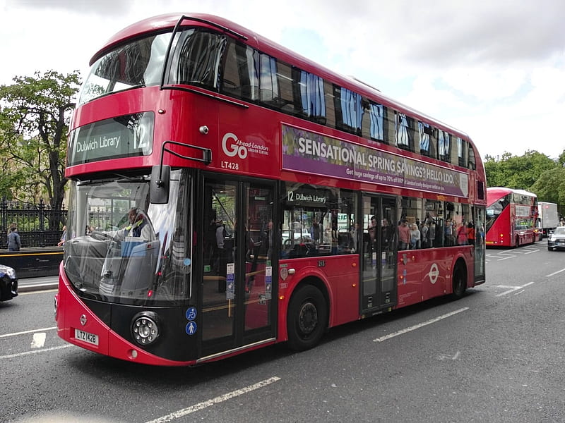 London Bus, London, Red, Car, Transport, Bus, HD wallpaper