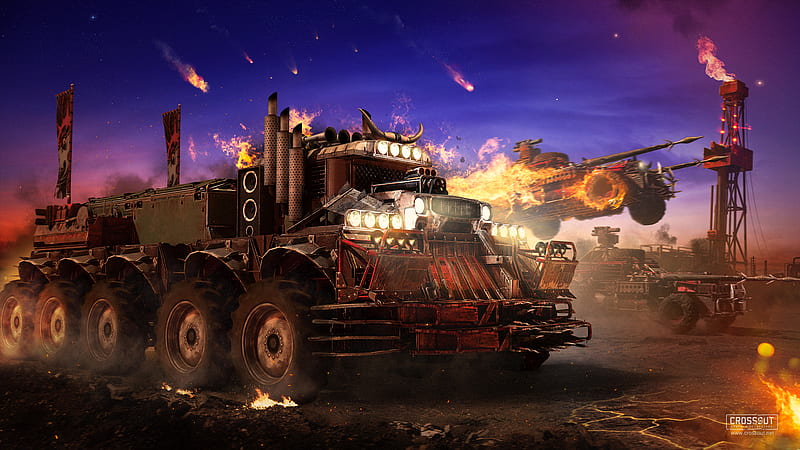 Video Game, Crossout, Crossout (Video Game), Post Apocalyptic, Truck, Vehicle, HD wallpaper