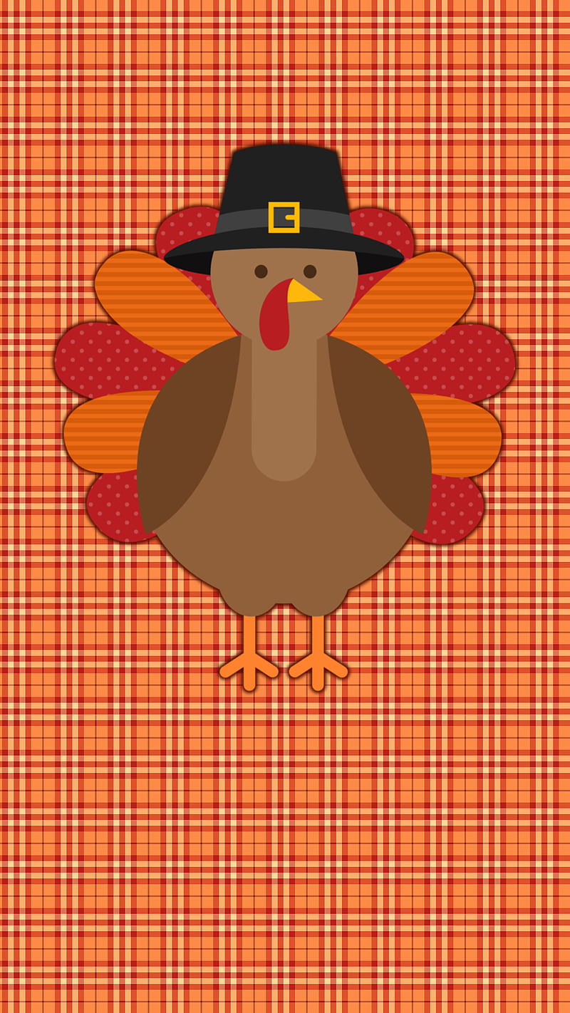 Plaid Turkey, holiday, thanksgiving, HD phone wallpaper