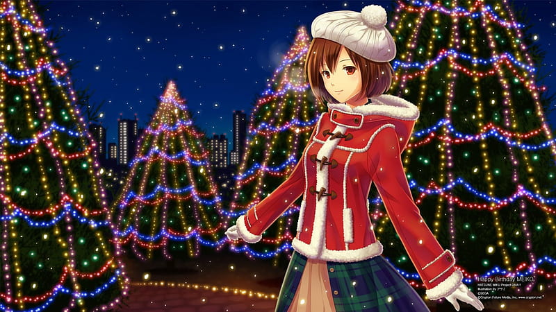 Anime Christmas, Christmas, Anime, CG, Cartoon, HD wallpaper | Peakpx
