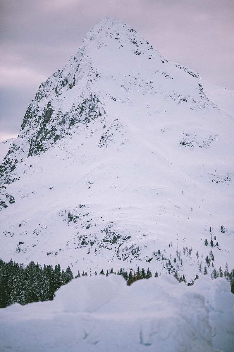 Of Snow Covered Mountain, HD phone wallpaper