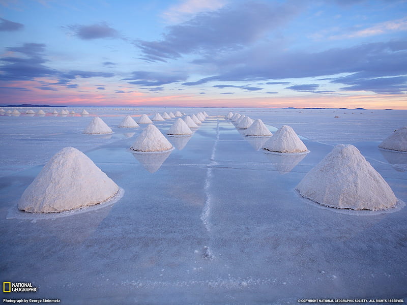 Salt Cones Bolivia-National Geographic magazine, HD wallpaper