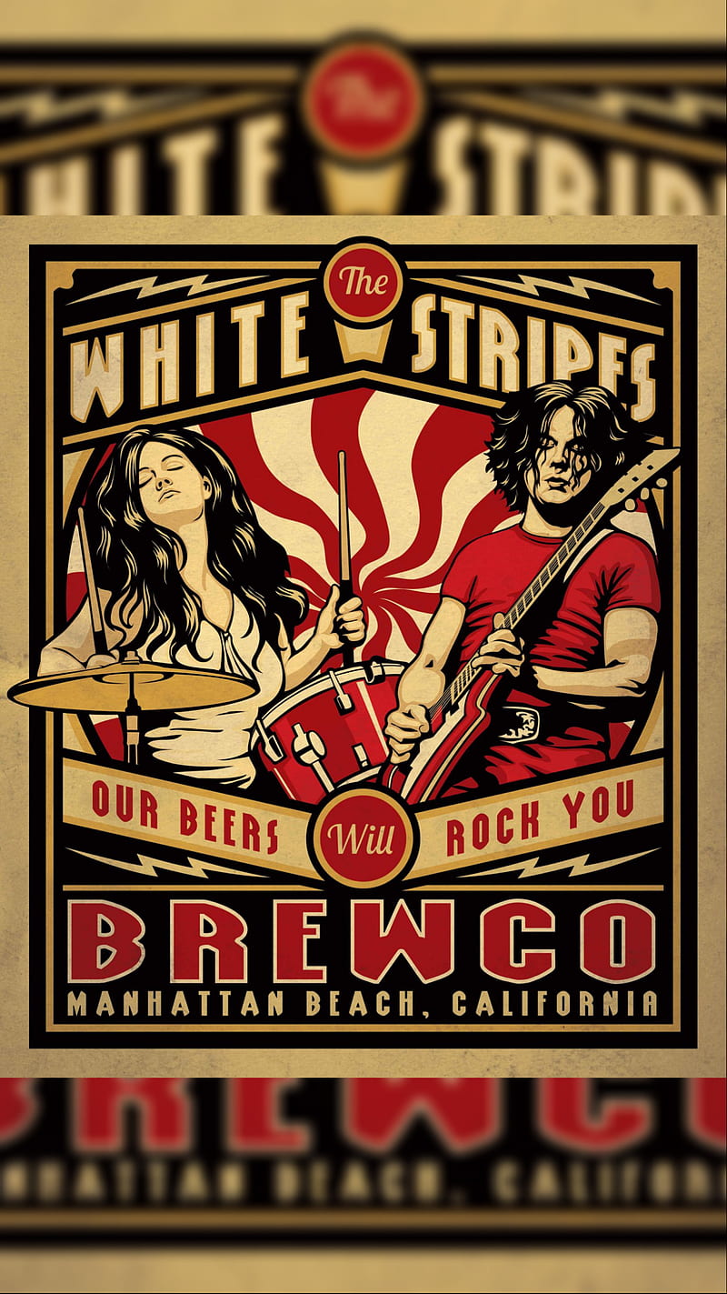 The White Stripes Jack White Rock Poster Hd Mobile Wallpaper Peakpx