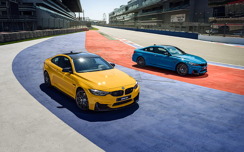 BMW M4, 2018 cars, F82, sportcars, raceway, BMW, german cars, HD wallpaper