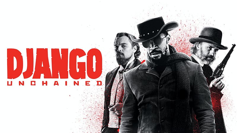 Leonardo Dicaprio, Movie, Django Unchained, Jamie Foxx, Christoph Waltz, HD wallpaper