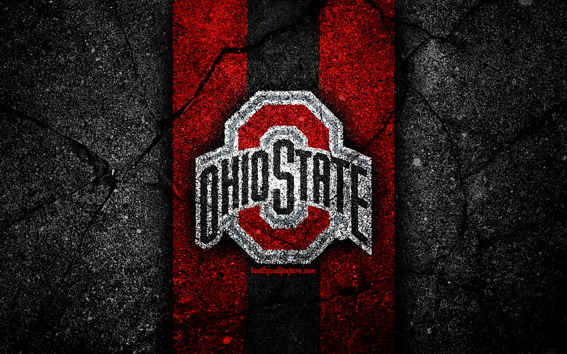 Ohio State Buckeyes, glitter logo, NCAA, red black checkered background,  USA, HD wallpaper | Peakpx