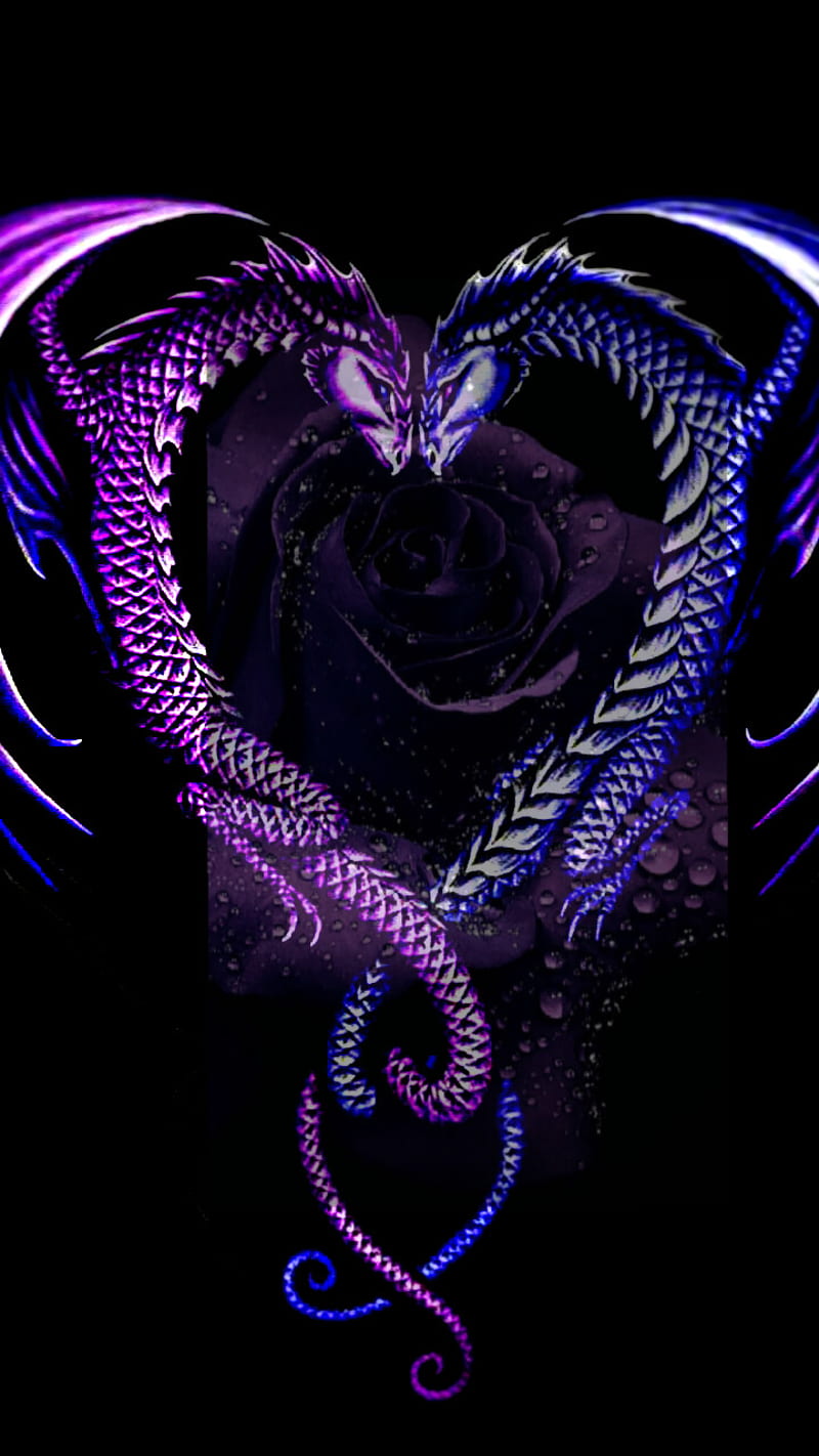 Purple Dragon Wallpaper by xXAsilXx on DeviantArt