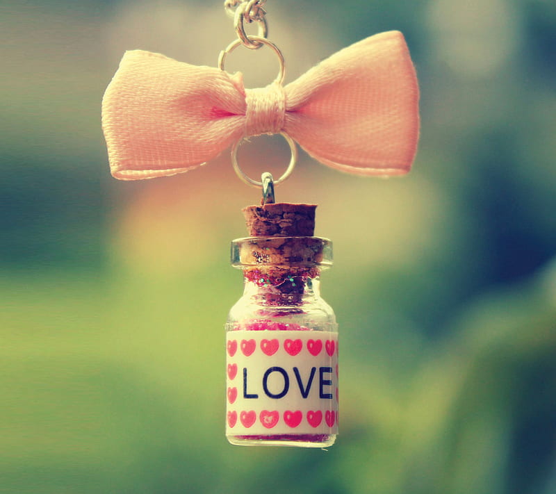 Love Bottle, cute, lover, new, HD wallpaper