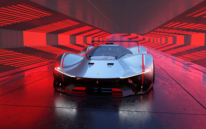 Ferrari Vision Gran 2023 Supercar Poster, HD wallpaper | Peakpx